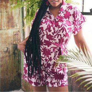 Eloquii Floral Romper Vacation Ready